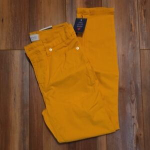 Crown & Ivy Men's Vibrant Yellow Chinos